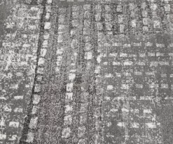 Hollyn Gunmetal Abstract Patchwork Area Rug, (5' X 7') -Broyhill 810586499 810586495 810586503 5