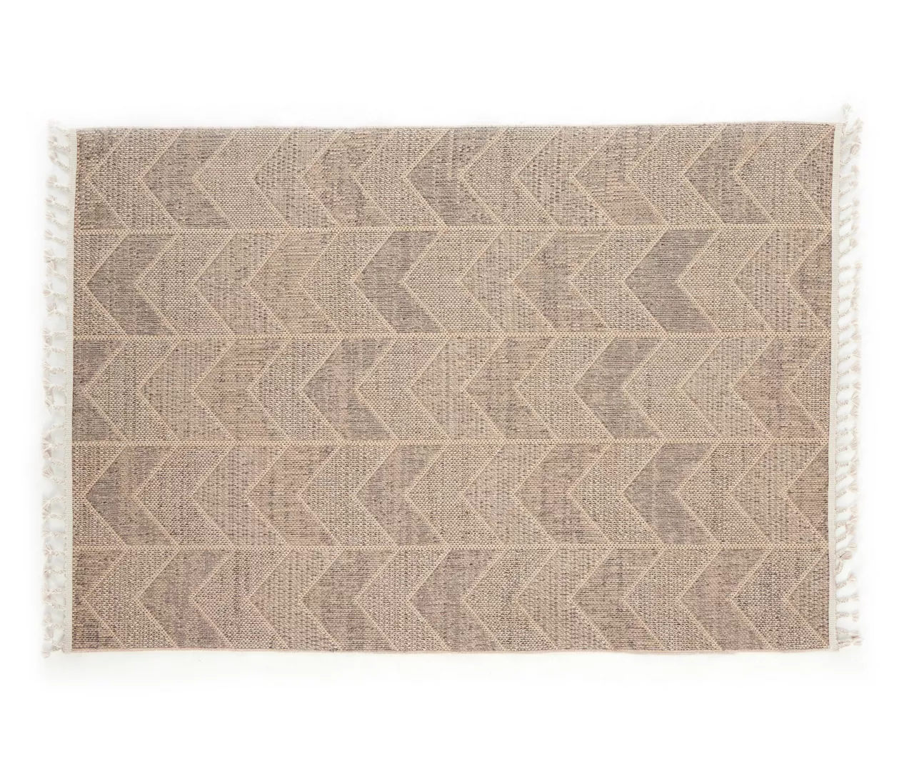 Jani Brown Chevron Outdoor Area Rug, (5' X 7') 1 Jani Brown Chevron Outdoor Area Rug, (5' X 7')