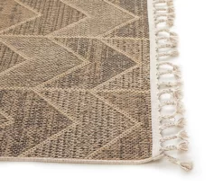 Jani Brown Chevron Outdoor Area Rug, (5' X 7') 5 Jani Brown Chevron Outdoor Area Rug, (5' X 7') -Broyhill 810586753 810586752 810586751 LawnNGarden Ecomm 090722 Roy A8 2