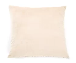 New Beginnings Brown Rice & White Loop Chenille Square Throw Pillow -Broyhill 810591653 A8 2