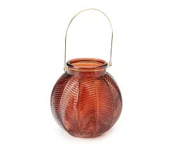 Wild Sedona Brown Round Glass Candle Holder