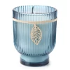 Wild Sedona Sea Salt Wave Rib Pedestal Candle, 15 Oz.