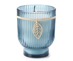 Wild Sedona Sea Salt Wave Rib Pedestal Candle, 15 Oz.