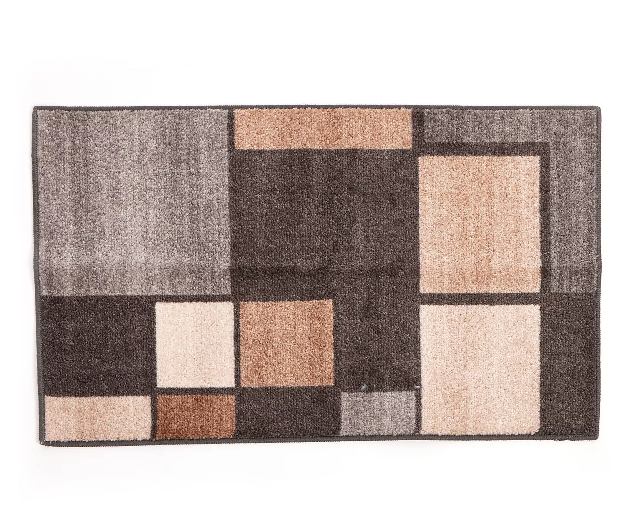 Broyhill Gray & Taupe Color Block Accent Rug 1 Broyhill Gray & Taupe Color Block Accent Rug