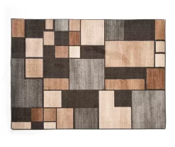 Broyhill Gray & Taupe Color Block Accent Rug 11 Broyhill Gray & Taupe Color Block Accent Rug -Broyhill 810602770 A0