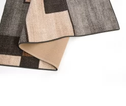 Broyhill Gray & Taupe Color Block Accent Rug 16 Broyhill Gray & Taupe Color Block Accent Rug -Broyhill 810602770 A8 1