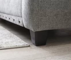 Alexandria Gray Chenille Sofa -Broyhill 810616679 810616680 B0 4
