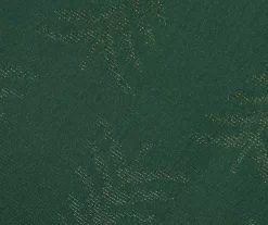 Broyhill Festive Gathering Green & Gold Trees Fabric Tablecloth -Broyhill 810616968 810616931 810616967 810616966 A8 1